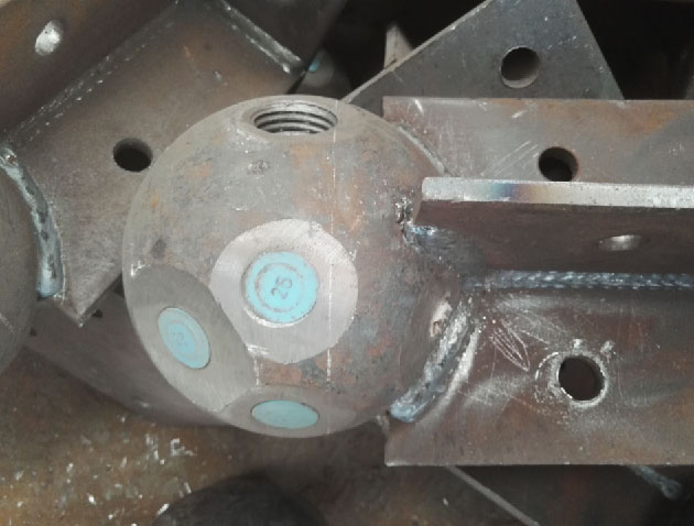 南京螺栓球球塞，网架配件